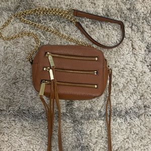REBECCA MINKOFF Brown Gold Bag